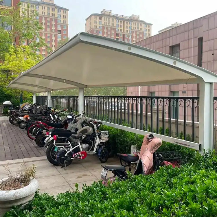 东安县膜结构电动车棚